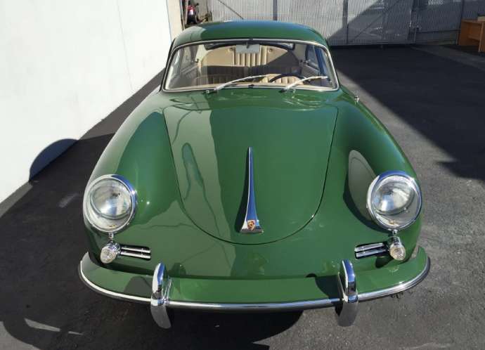 1961 Irish Green Porsche 356 B T-5 Coupe